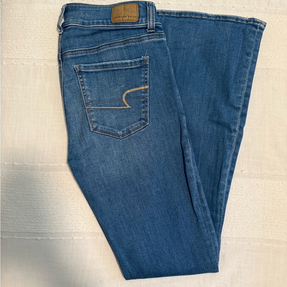 American Eagle Outfitters Women's Blue Flare Jeans